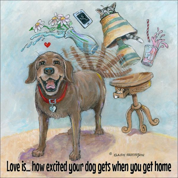 Love is... Dog Magnet