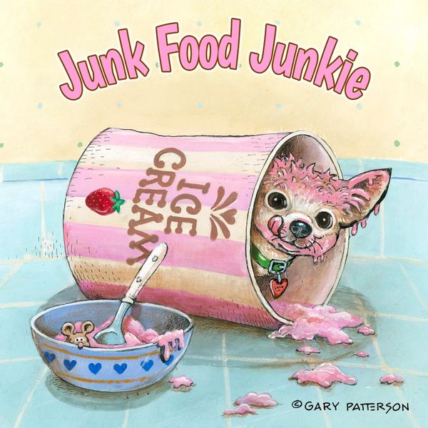 Junk Food Junkie Dog Magnet
