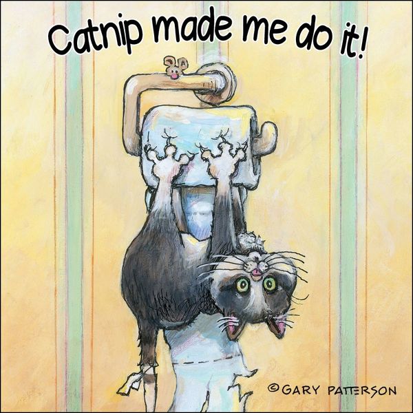 Catnip Made Me Do It Cat Magnet