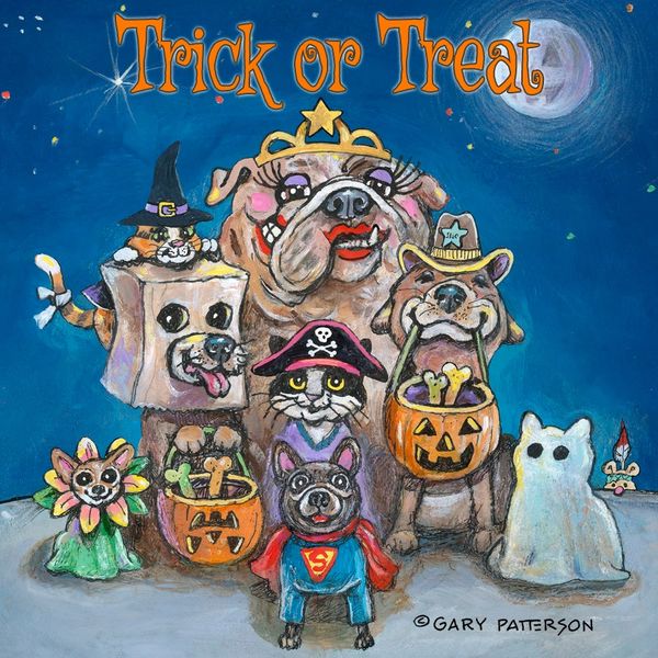 Trick or Treat Halloween Magnet