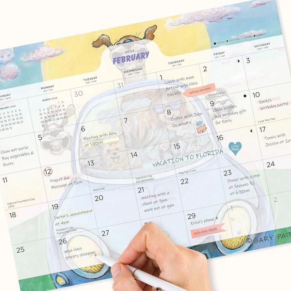 2024 Dogs Calendar PAD Gary Patterson calendars and other