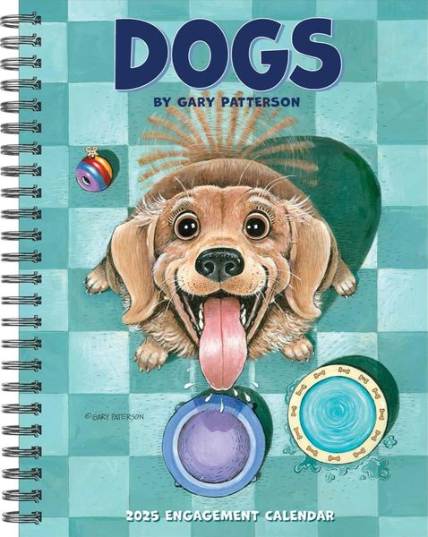 Gary Patterson Dogs Softcover Weekly Planner 2025 Spiral-Bound Engagement Calendar