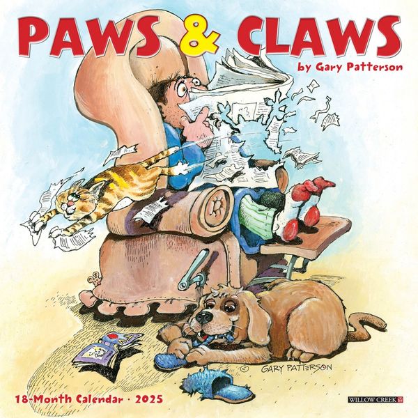 2025 Paws & Claws Mini Calendar