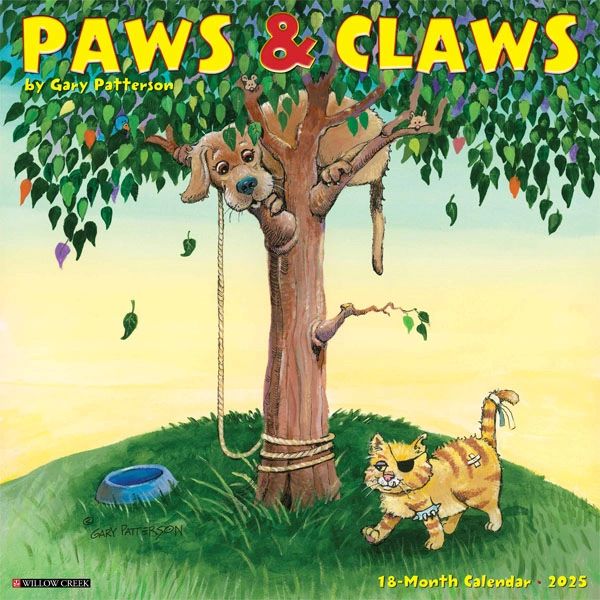 2025 Paws & Claws Wall Calendar (Hand-Signed Cover)