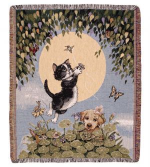 "Good Times" Tapestry Throw