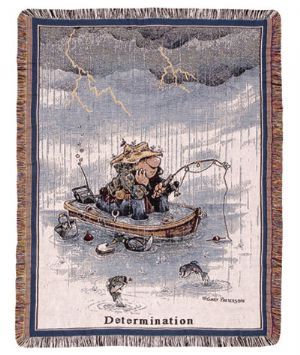 "Determination" Tapestry Throw