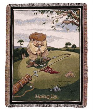 "Lining Up" Tapestry Throw