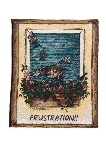 "Frustration!!" Wall Hanging Tapestry