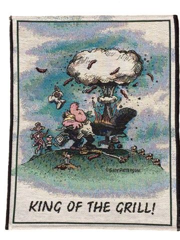 "King of The Grill" Wall Hanging Tapestry