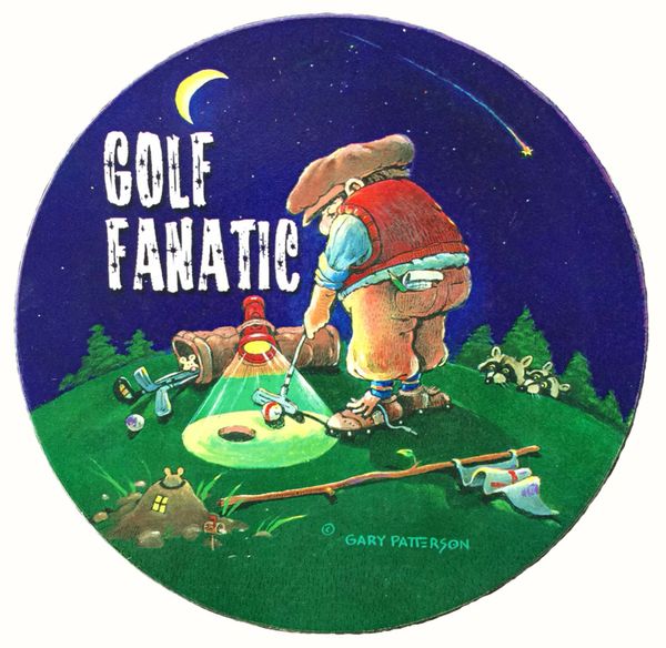 Golf Fanatic Absorbent Coaster Set
