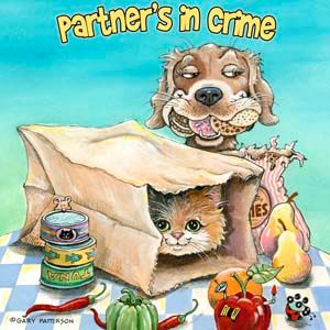 Partners In Crime Paws Magnet