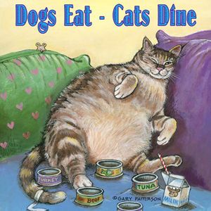 Dogs Eat - Cats Dine Magnet