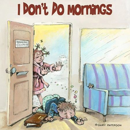 I Don't Do Mornings Magnet