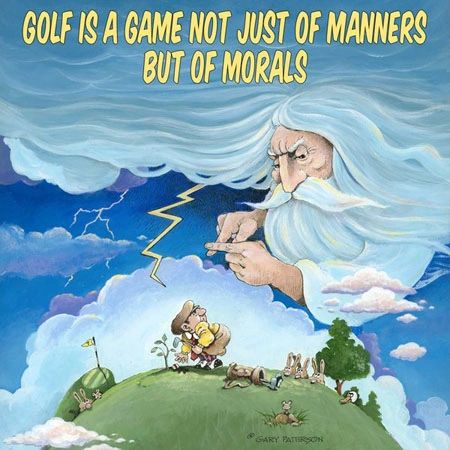 Morals Golf Magnet