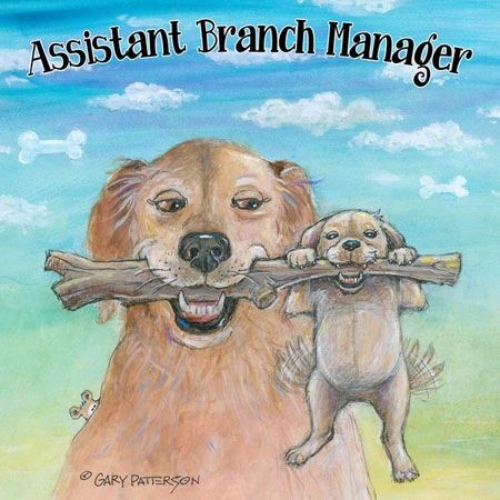 Assistant Branch Manager Dog Magnet