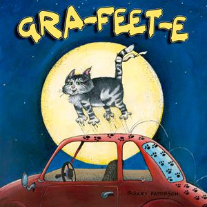 Gra-Feet-E Cat Magnet