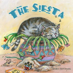 The Siesta Cat Magnet