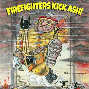 Firefighters Kick Ash! Magnet