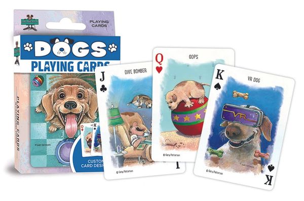 Dogs Playing Cards