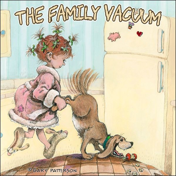 Family Vacuum Dog Magnet