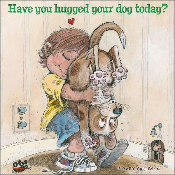 Hug Dog Magnet