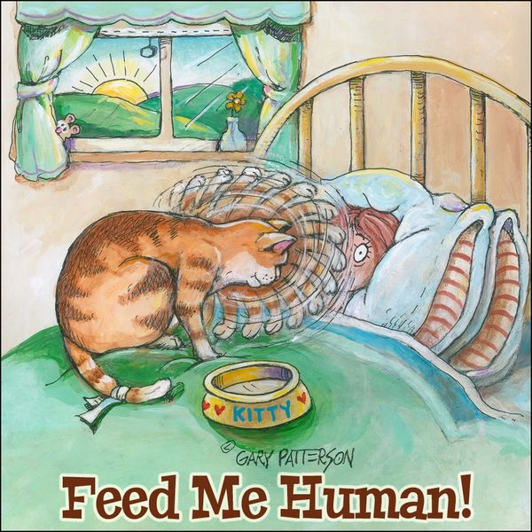 Feed Me Human! Cat Magnet