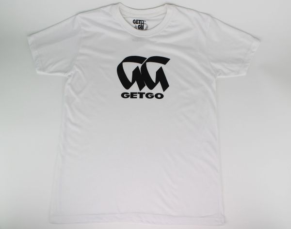 GETGO GG WORD Logo Sports T-Shirt (WHITE)