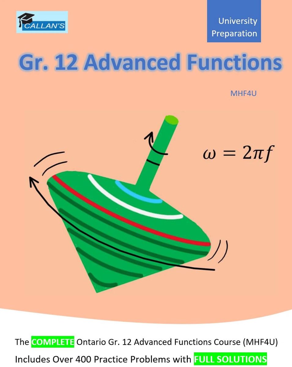 Gr. 12 Advanced Functions Ontario (MHF4U)