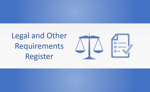 Free Legal and Other Requirements Register