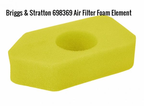 Details about  / For Briggs /&Stratton 698369 Lawn Mower Air-Filter Foam Element Replacement Part