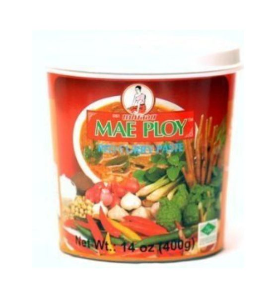 Mae Ploy Thai Red Curry Paste 14 oz jar