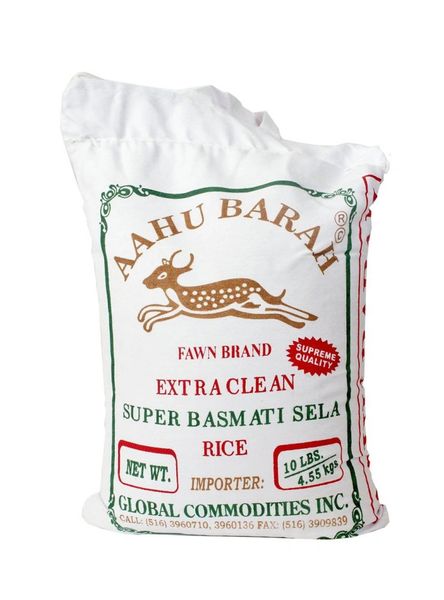 Aahu Barah, Basmati Sela Rice, 10 lbs