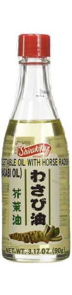 Shirakiku, Vegetable Oil with Horse Radish (Wasabi Oil), 3.17Oz