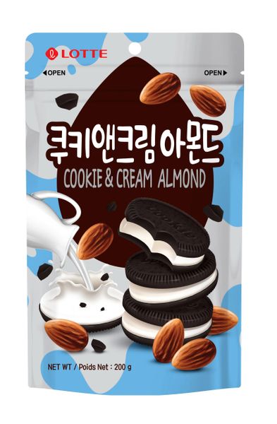 Lotte Cookie & Cream, 200 Gram