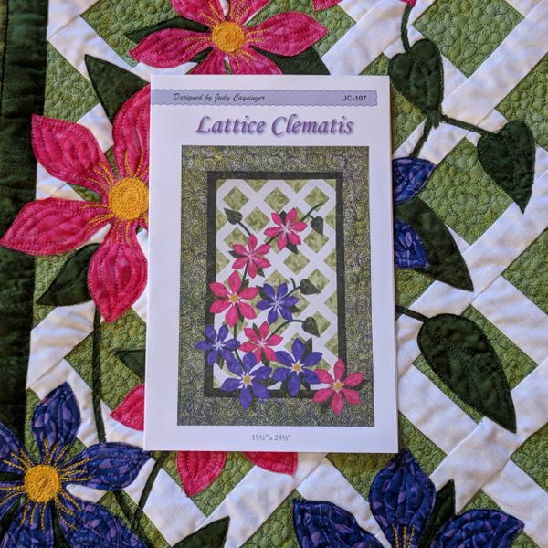 Lattice Clematis Wall Hanging Quilt Kit