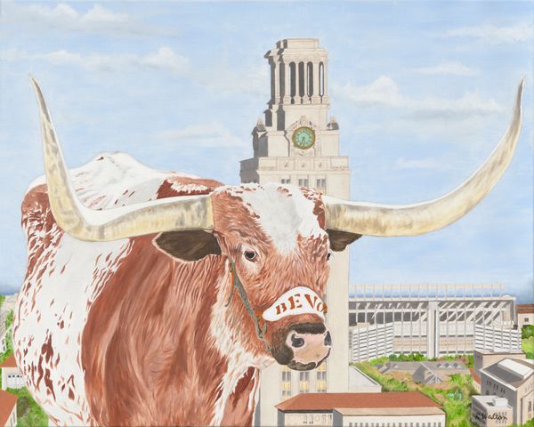Purchase Bevo Prints R Walton Sporting Art R Walton Sporting Art When gabriel blows his horn. r walton sporting art