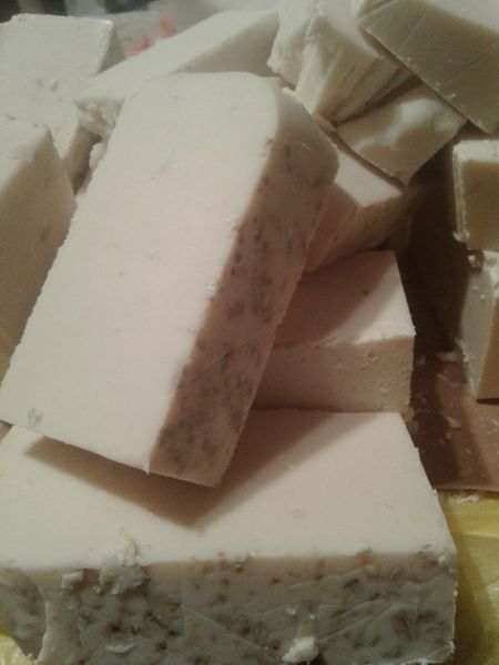 Lemon Eucalyptus and Oats handmade natural Soap