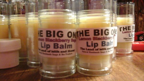 The Big One blackberry lemon sage lip balm