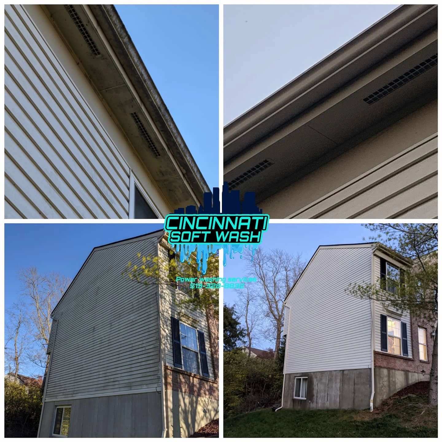 Cincinnati Soft Wash Pressure Washing, House Washing