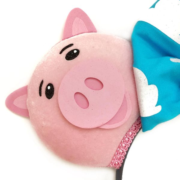 piggy stuffed toy blue magic