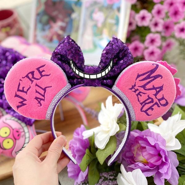 Cheshire Cat inspired Magic Mouse Ears | Magic Mouse Ears