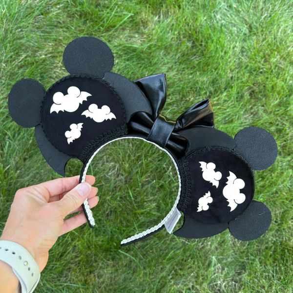 Little Ears Boutique Bat Bow Spikes Mickey Ears Mouse Ears Headband