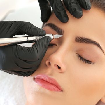 Hybrid Brows, Nano Hair strokes, Powder, Ombre'