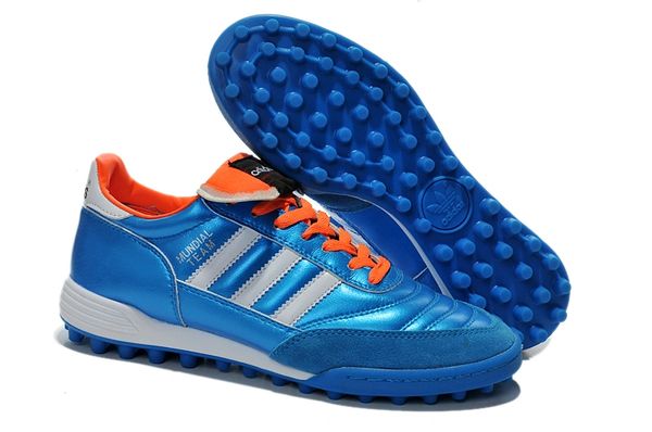 Adidas Blue Mundial Performance Turf Men S Unisex Indoor Soccer