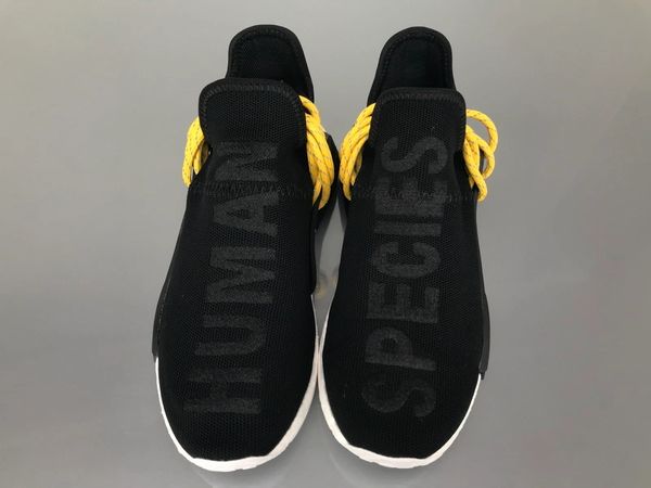 Adidas NMD HU Pharrell Williams Human Species BlackYellow Sneakers BB3068 Adidas NMD HU Pharrell Williams Human Species BlackYellow Sneakers BB3068