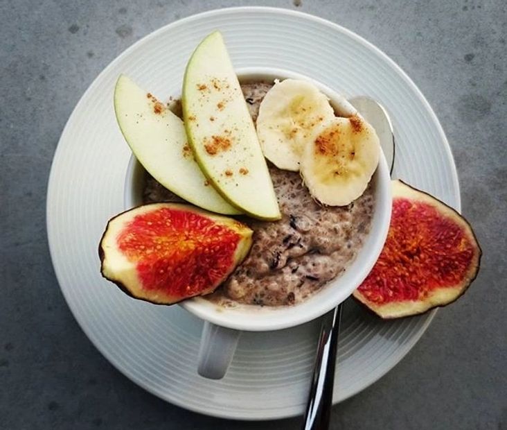 Blueberry Chia Pudding, Banana, Apple and Figs. Image - East Devon Nutrition