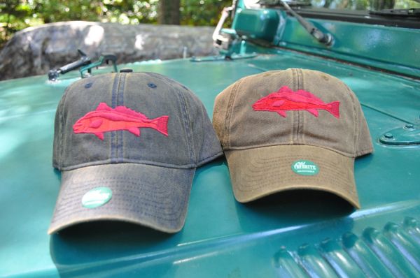 Red Fish Brand Marsh & Field Clothing Outfitter Legacy Cotton Twill Red  Fish Hat