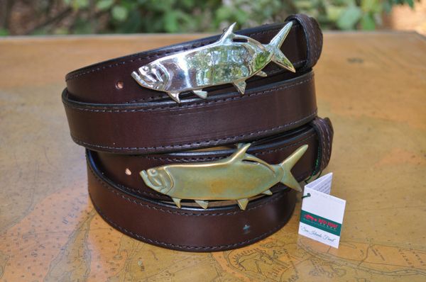 Tarpon Fish Leather Belt – No27inc