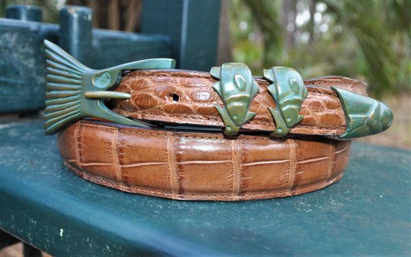 Brass Trout Buckle Belt – Beau Outfitters