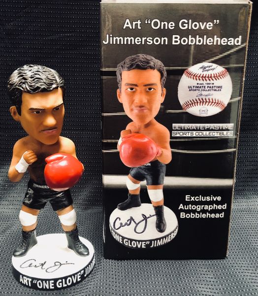 Art "One Glove" Jimmerson Ultimate Pastime EXCLUSIVE Autographed Bobblehead